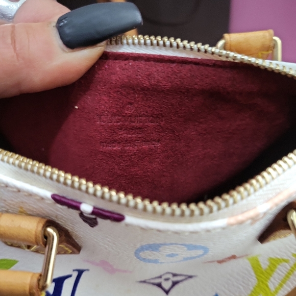 ♡ Louis Vuitton White Multicolor Mini Speedy ♡ - Picture 8 of 10